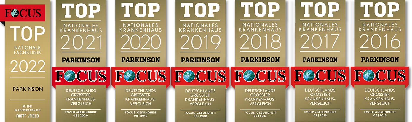Top Nationales Krankenhaus Parkinson 2012-2022