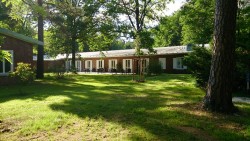 Terrasse der Cafeteria